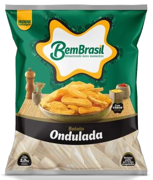 Ondulada com casca 9×18 — Bem Brasil