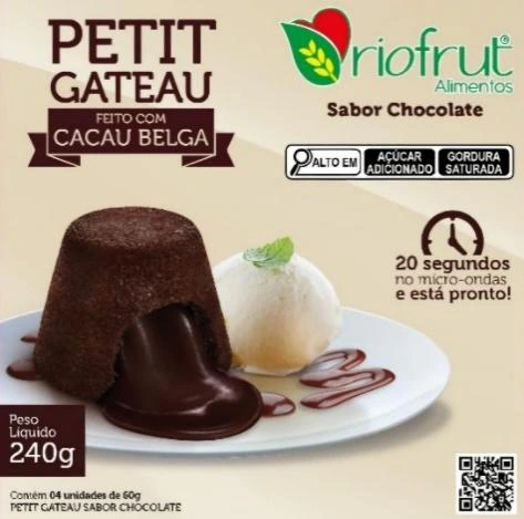 Petit gâteau chocolate Riofrut — Sobremesas