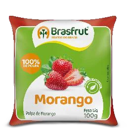 Polpa de morango — Brasfrut